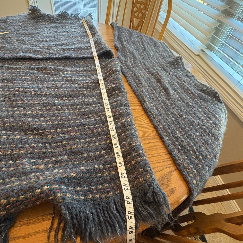 Tapestries Ireland Ltd Artisan Woven Wool Cape Poncho Cocoon Coat Helena Ruuth - Picture 6 of 13